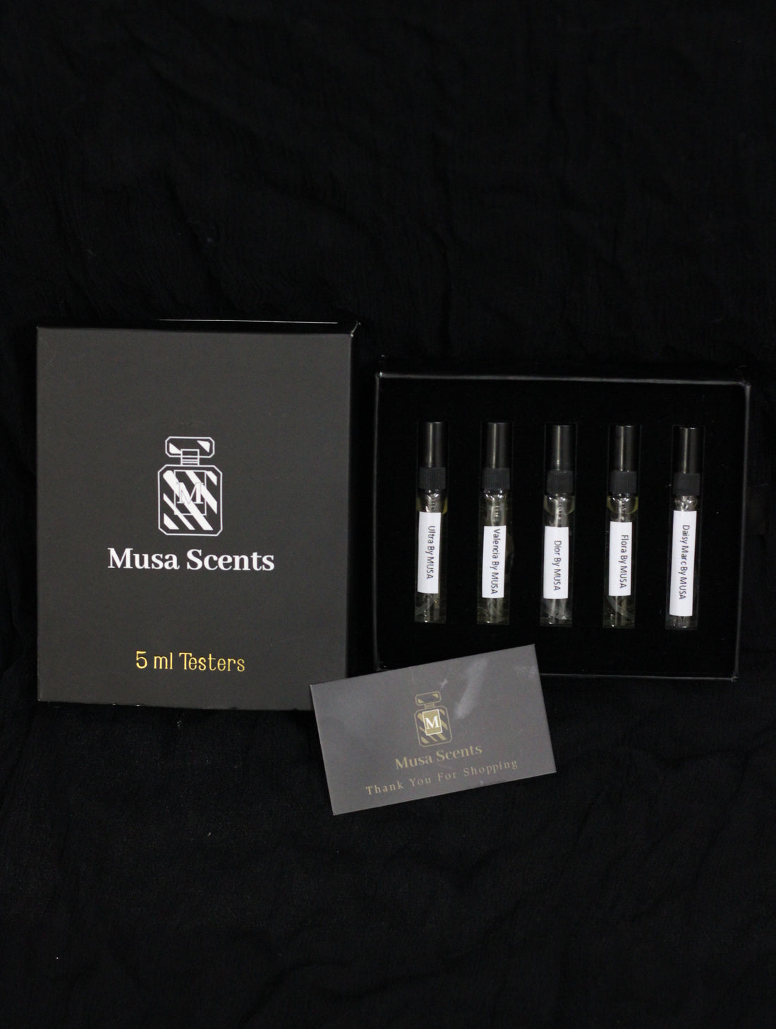 Mix, Match & Discover – 5ml Tester Box - MUSA SCENTS